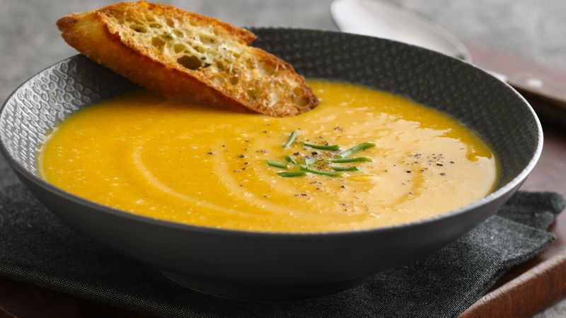 The Curated Table's Curried Butternut Squash Soup Recipe