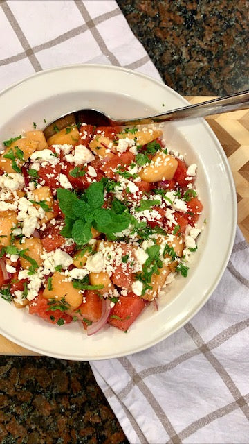 The Curated Table's Watermelon Feta Salad