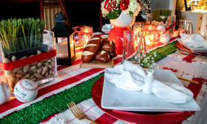 Cardinals Watch Party Tablescape